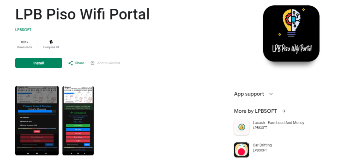 LPB Piso Wifi Portal APK Download
